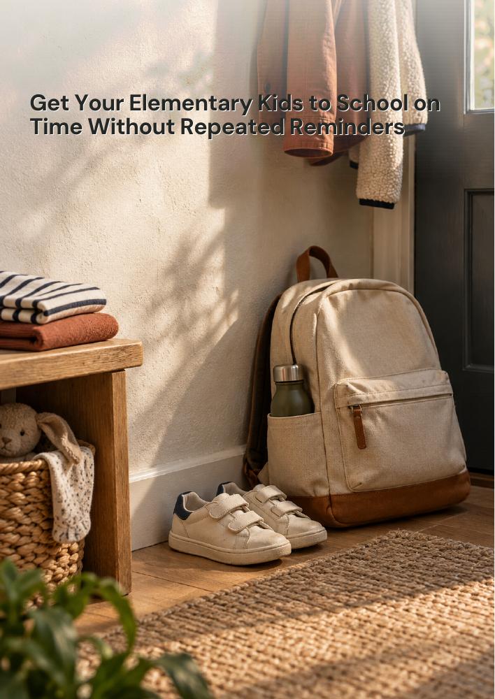 Get Your Elementary Kids to School on Time Without Repeated Reminders ebook cover